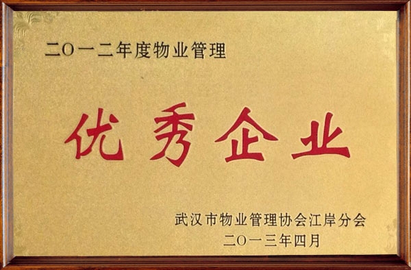 2012年優(yōu)秀企業(yè)